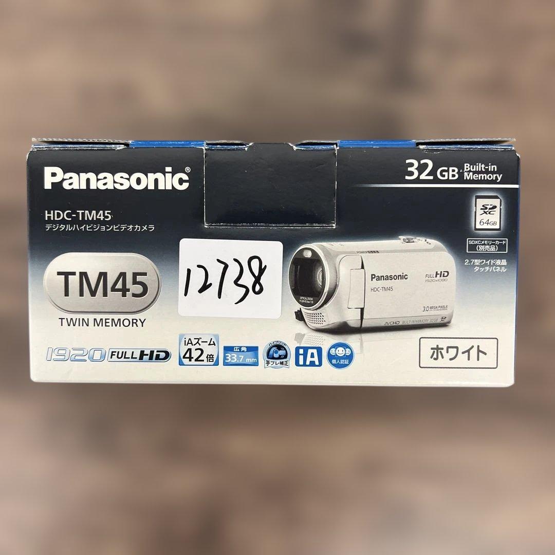 12738 Panasonic HDC-TM45 32GB 内蔵メモリー32GB