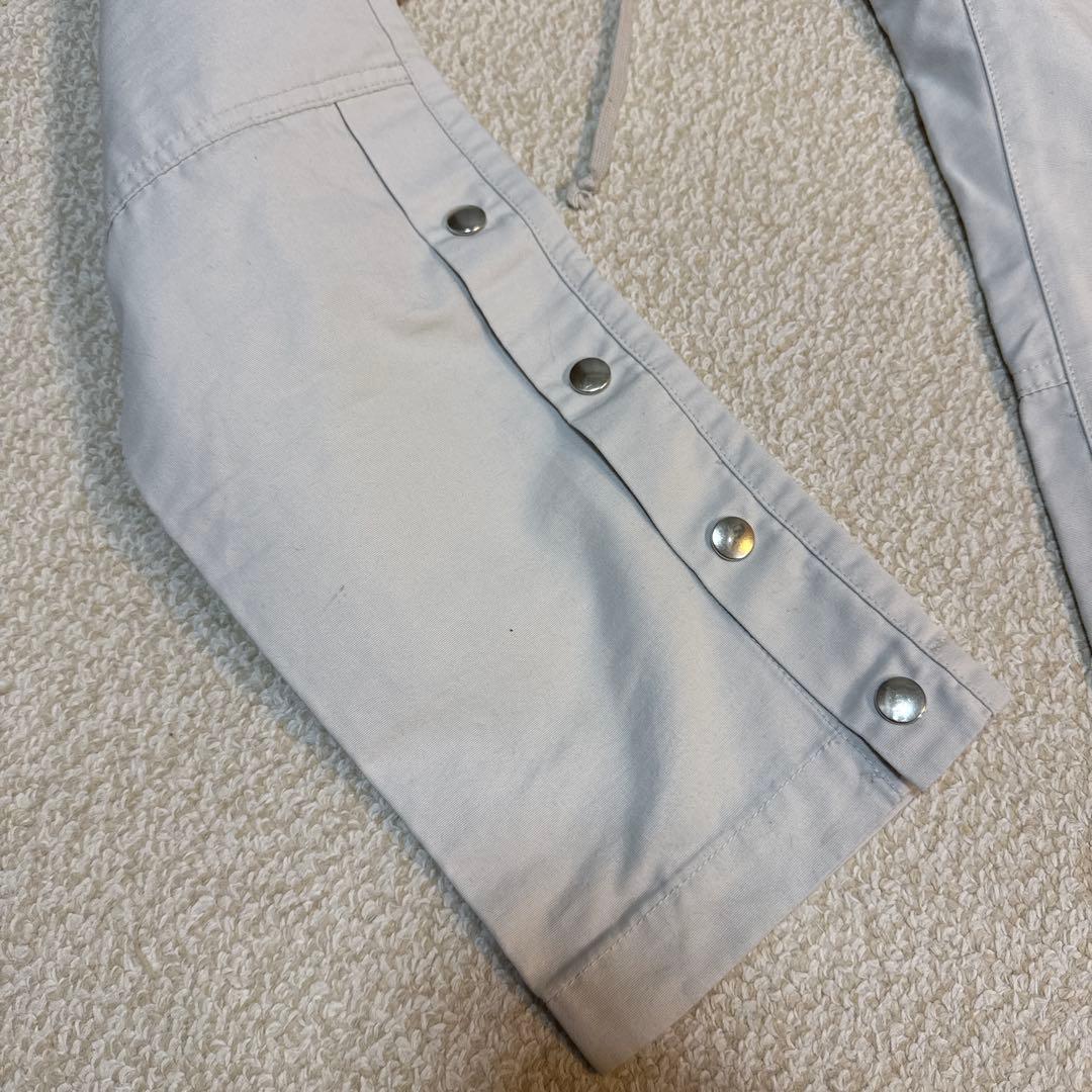 indepict スナップ　パンツ　グレー　サルエル