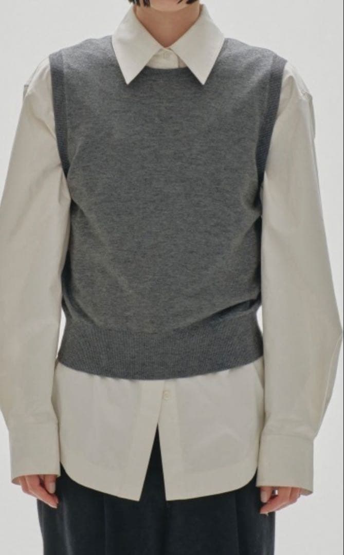 Todayful 2set useful knit グレー