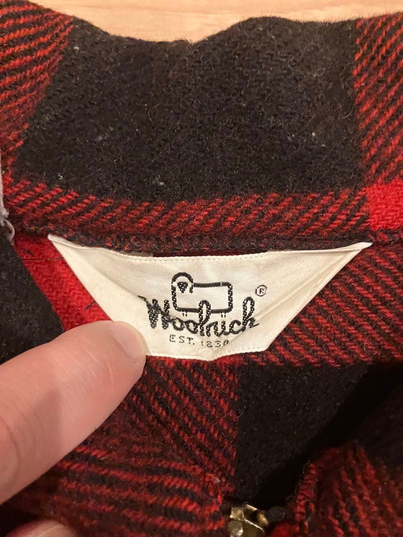 us購入　ウールリッチ　マッキーノ　アメリカ製　L WOOLRICH レッド