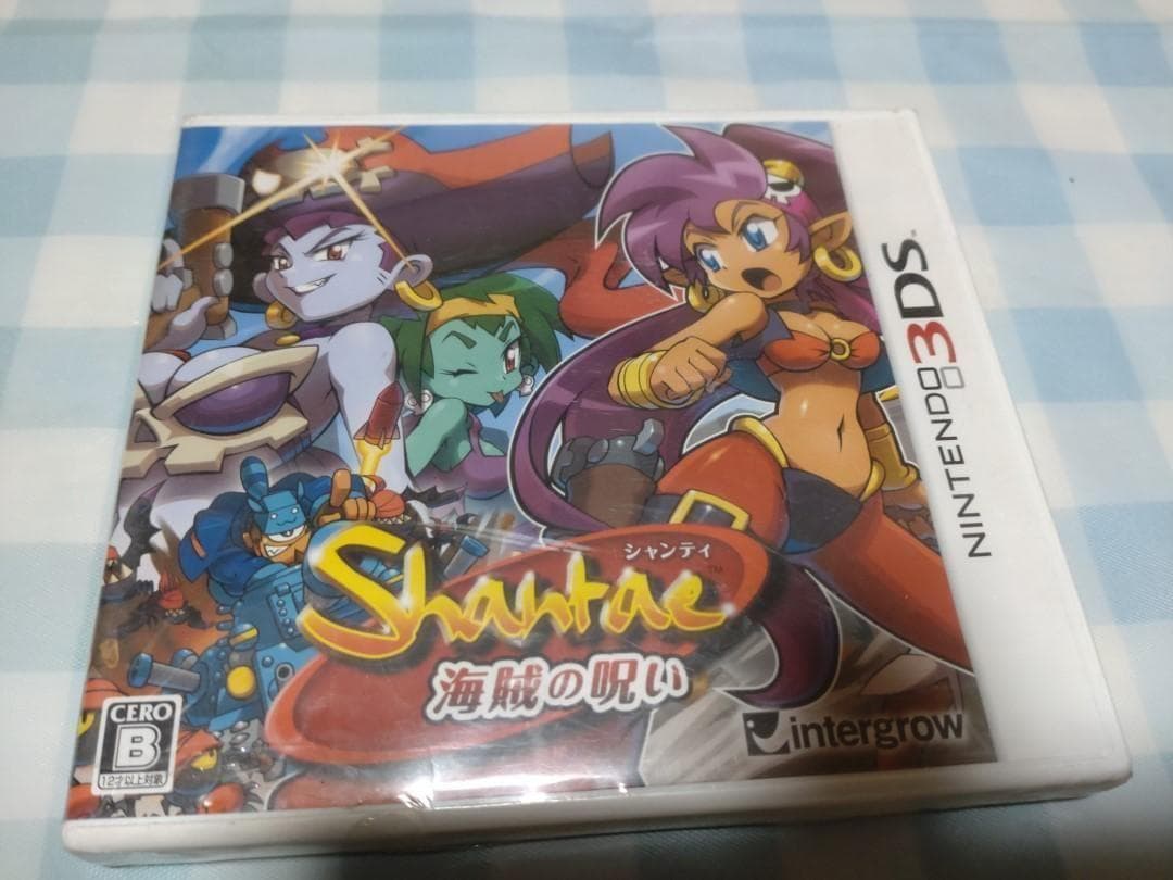3DS シャンティ　-海賊の呪い-　未開封　やや難あり