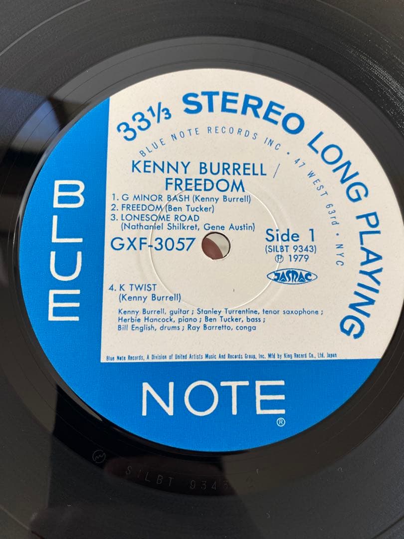 ジャズLP フリーダム　ケニー・バレル　BlueNote