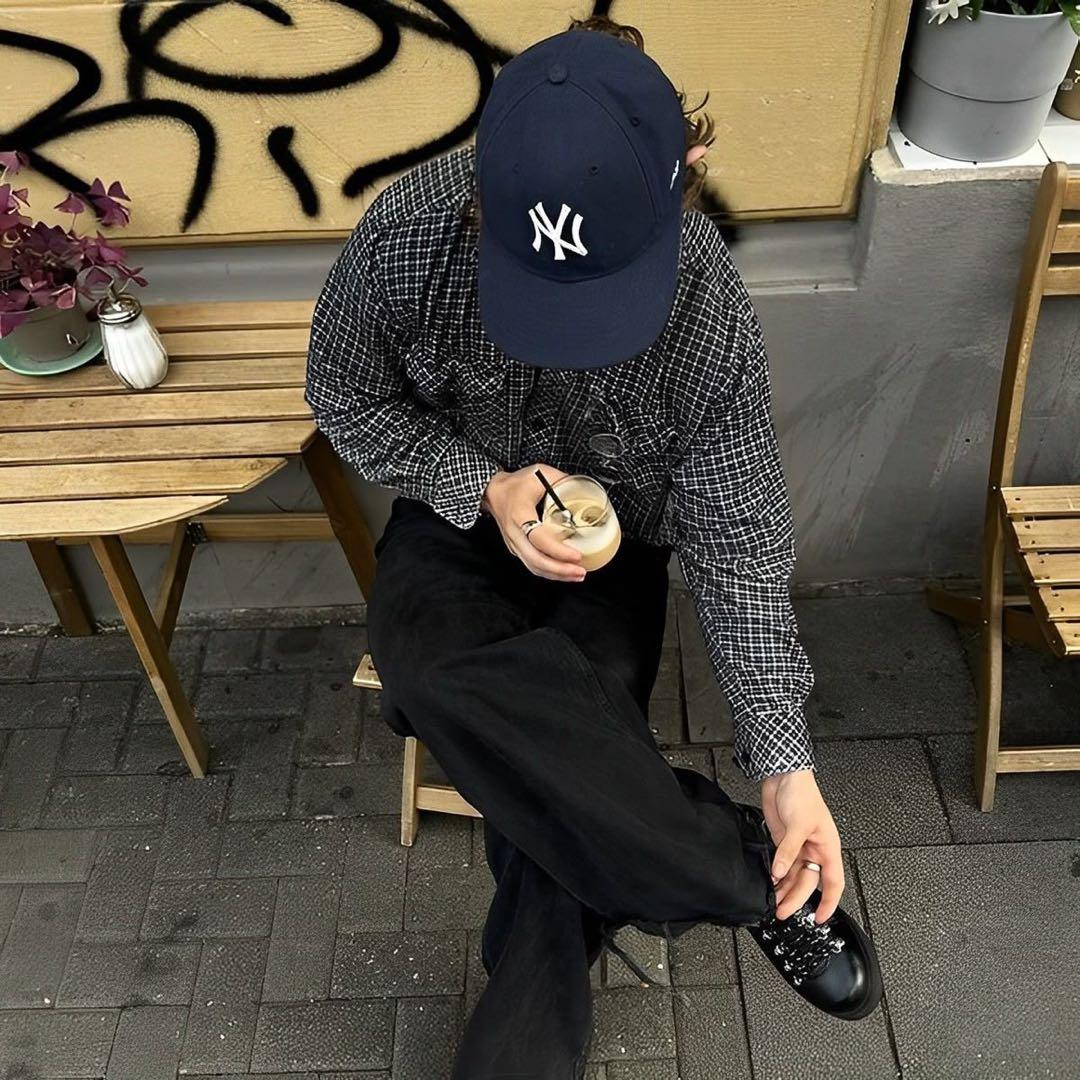 ヤンキース Yankees キャップ 80s 90s つば裏 緑