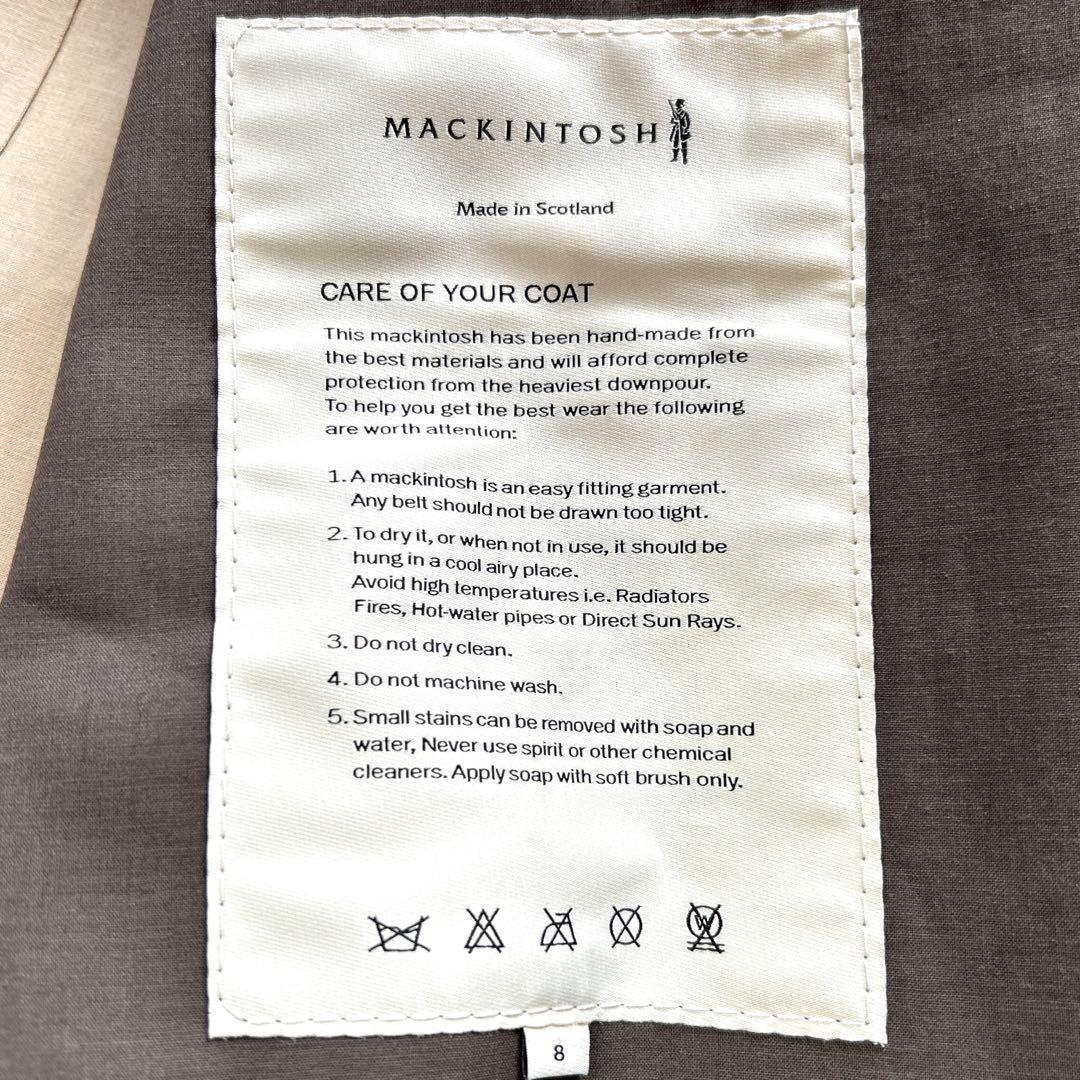 MACKINTOSH オーバーサイズコート サイズ8 スコットランド製 ゴム引き
