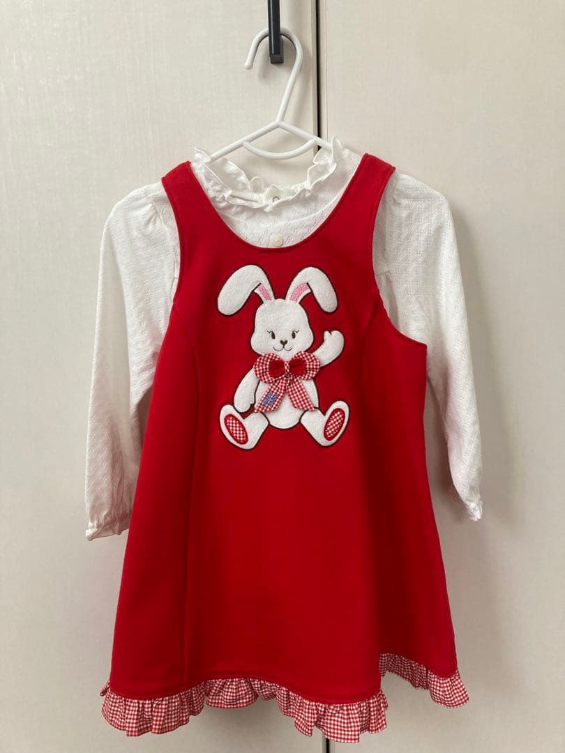 チエコサク　ワンピース&ミキハウス　ブラウス