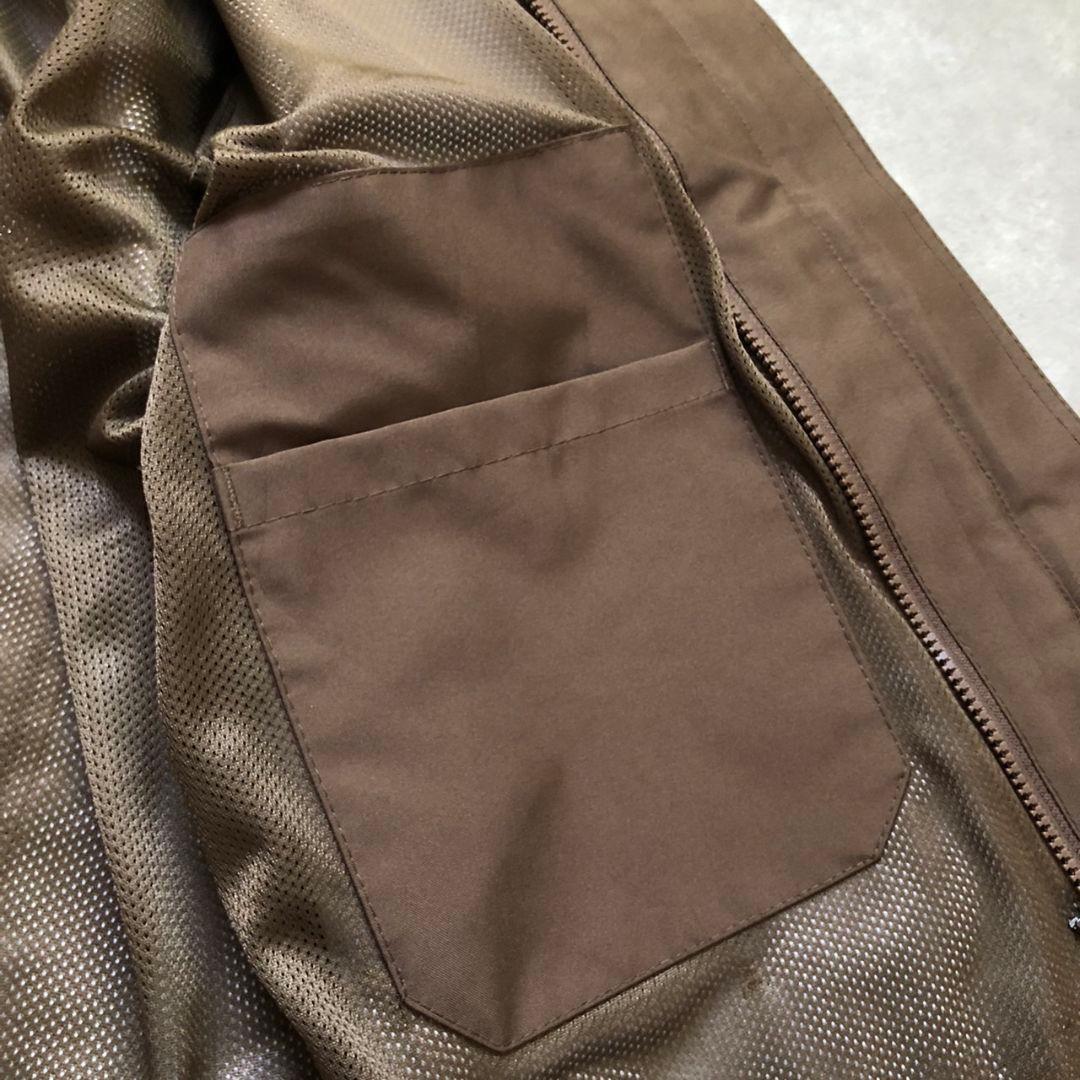 希少 00s UPS公式 ワークジャケット テック リフレクター企業ロゴ L相当