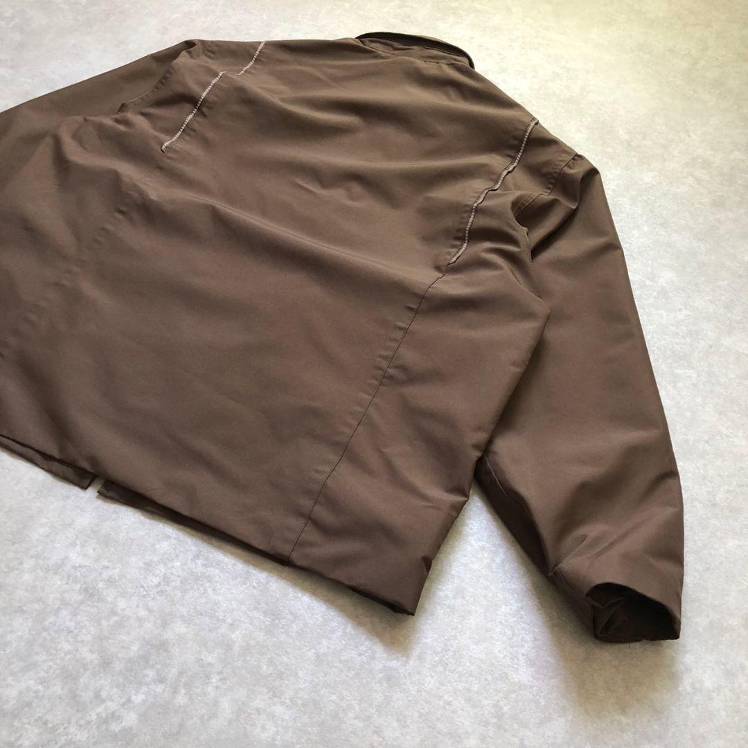 希少 00s UPS公式 ワークジャケット テック リフレクター企業ロゴ L相当