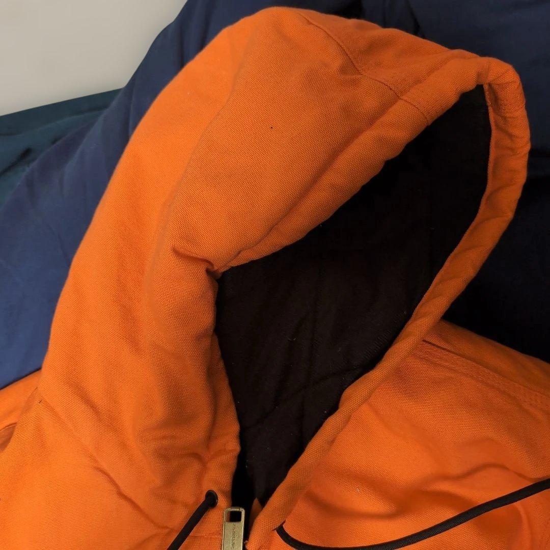 Carhartt アクティブジャケット J140オレンジ 125周年限定　刻印