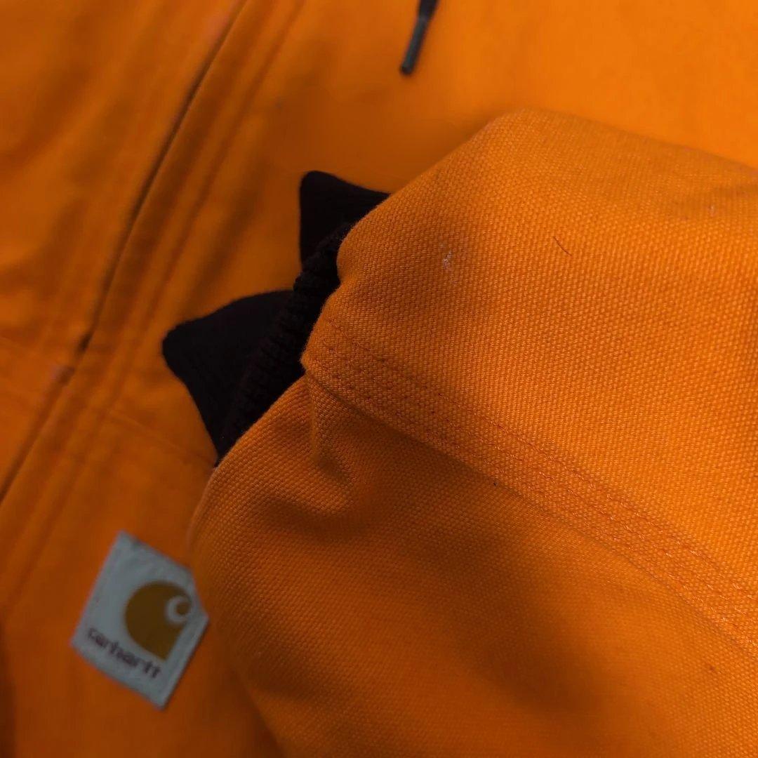 Carhartt アクティブジャケット J140オレンジ 125周年限定　刻印