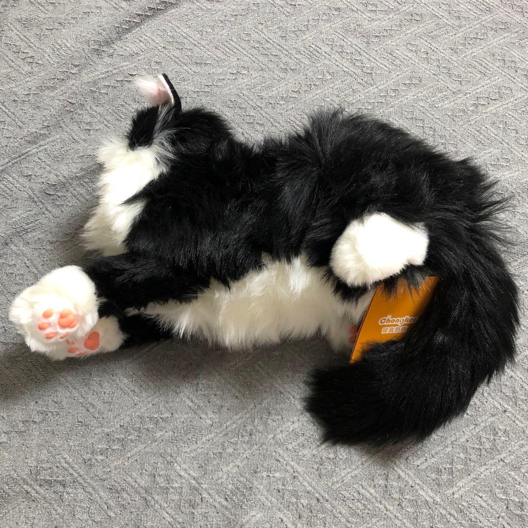 人気‼️可愛い❣️癒し✨️Chongker 猫ぬいぐるみ リアル ハンドメイド 猫好き
