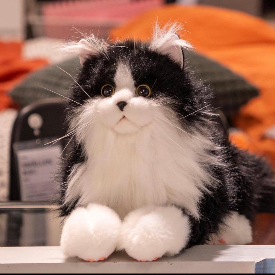 人気‼️可愛い❣️癒し✨️Chongker 猫ぬいぐるみ リアル ハンドメイド 猫好き