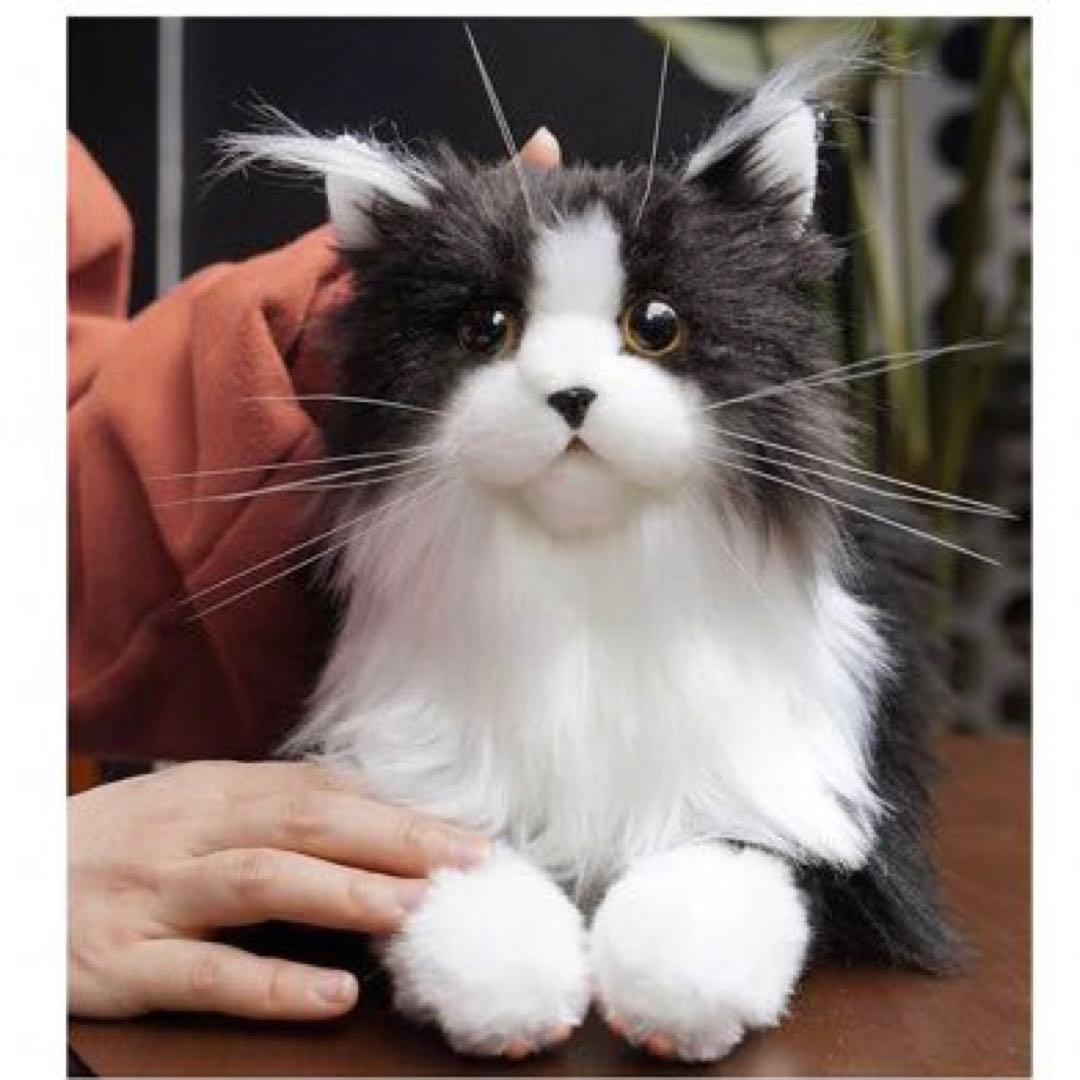 人気‼️可愛い❣️癒し✨️Chongker 猫ぬいぐるみ リアル ハンドメイド 猫好き