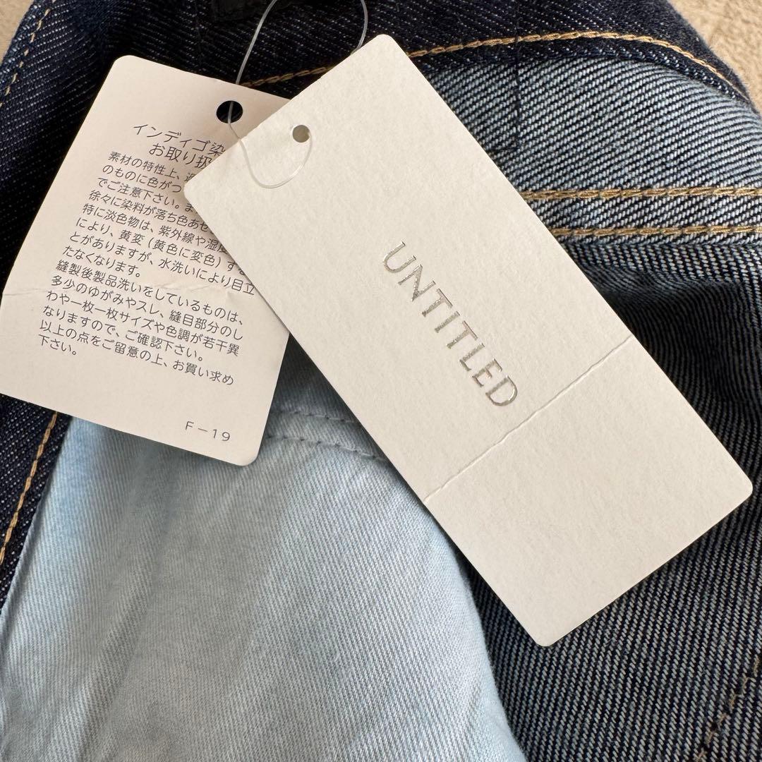 新品タグ付 UNTITLED デニムパンツ 4L 大きいサイズ