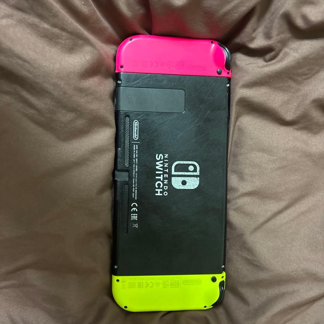 Nintendo Switch 本体 グリーン/ピンク 充電器付き