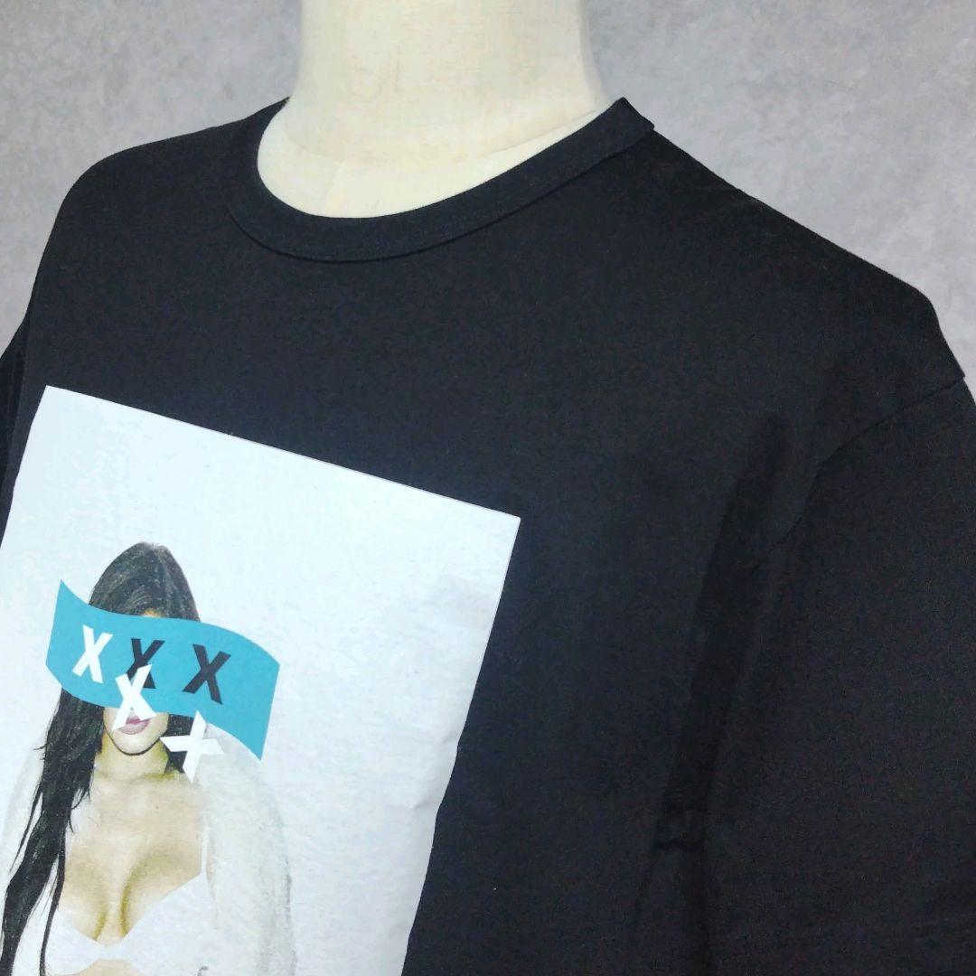 GOD SELECTION XXX Tシャツ　フォト　Lサイズ　ブラック