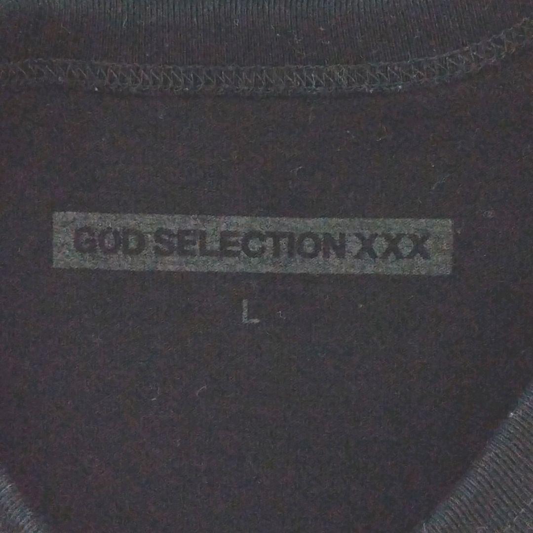 GOD SELECTION XXX Tシャツ　フォト　Lサイズ　ブラック