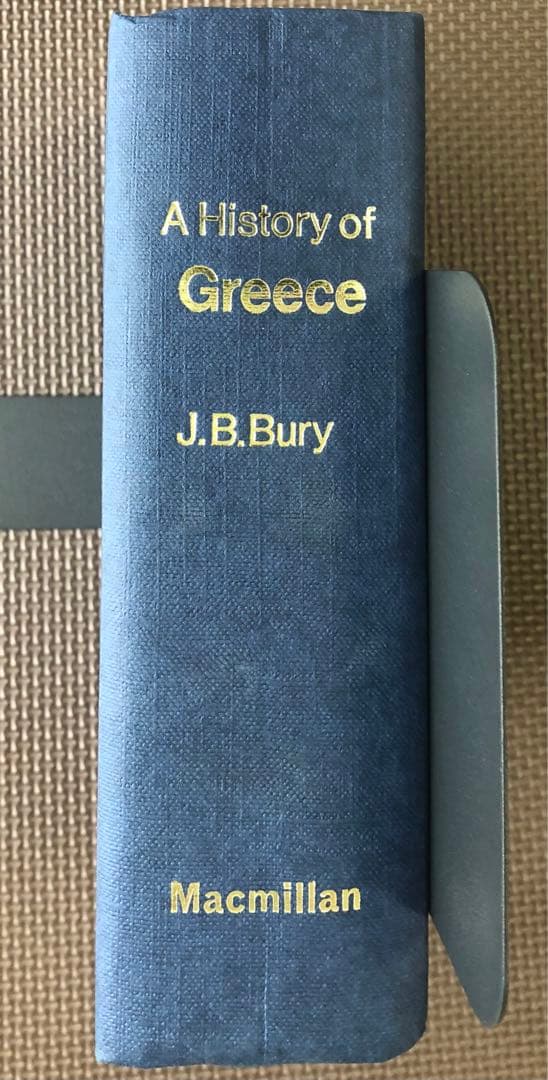 人文 A History of Greece. 3rd ed., J.B.Bury