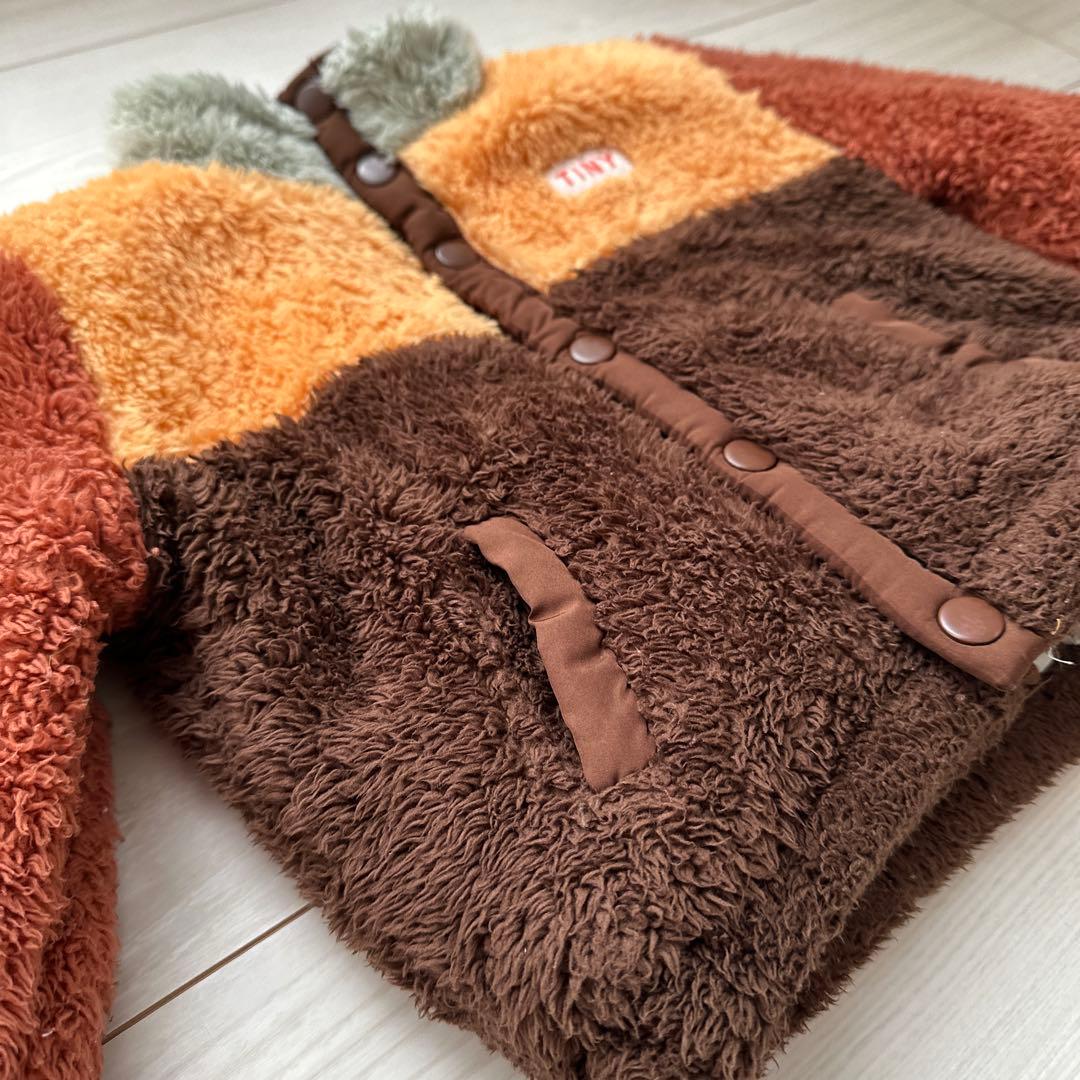 タイニーコットンズ tinycottons フリース ボア ジャケット　3Y