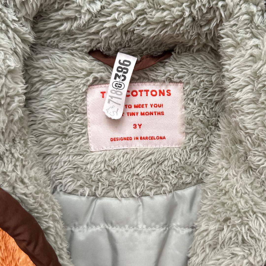タイニーコットンズ tinycottons フリース ボア ジャケット　3Y