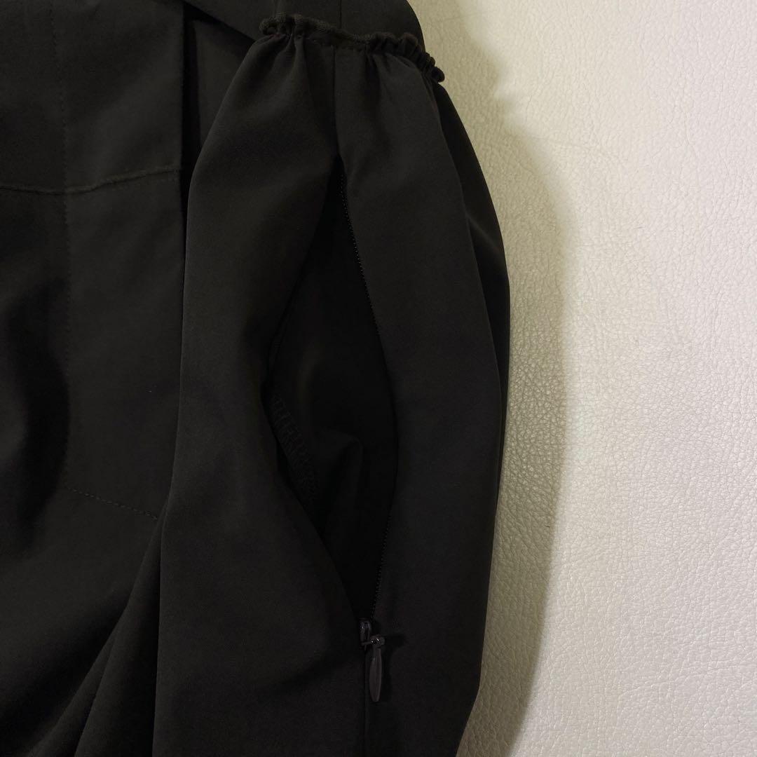 美品 FOXEY NEW YORK ストレッチ　パフスリーブフレアワンピース