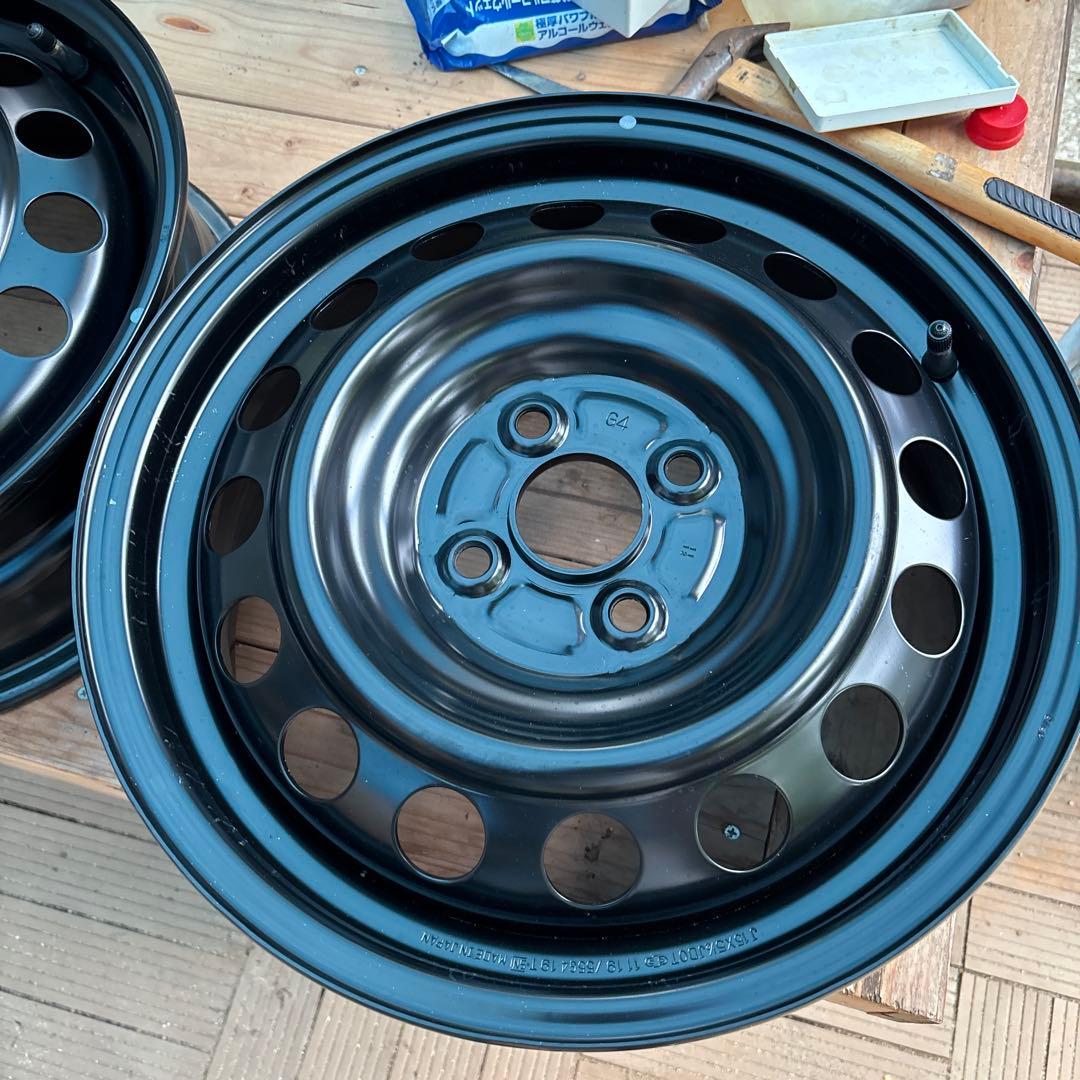 【2本組】トヨタアクア純正スチールホイール15インチ （新品）