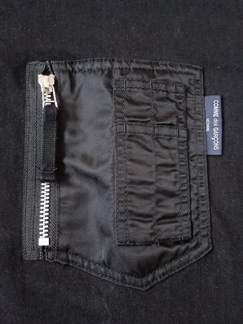 コムデギャルソンオム　zip pocket tee