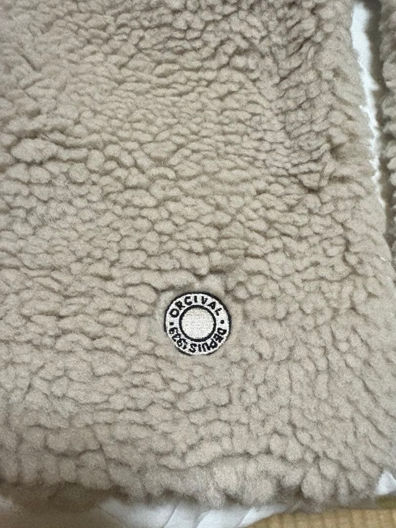 ORCIVAL ボアフリース マフラー　 BEIGE