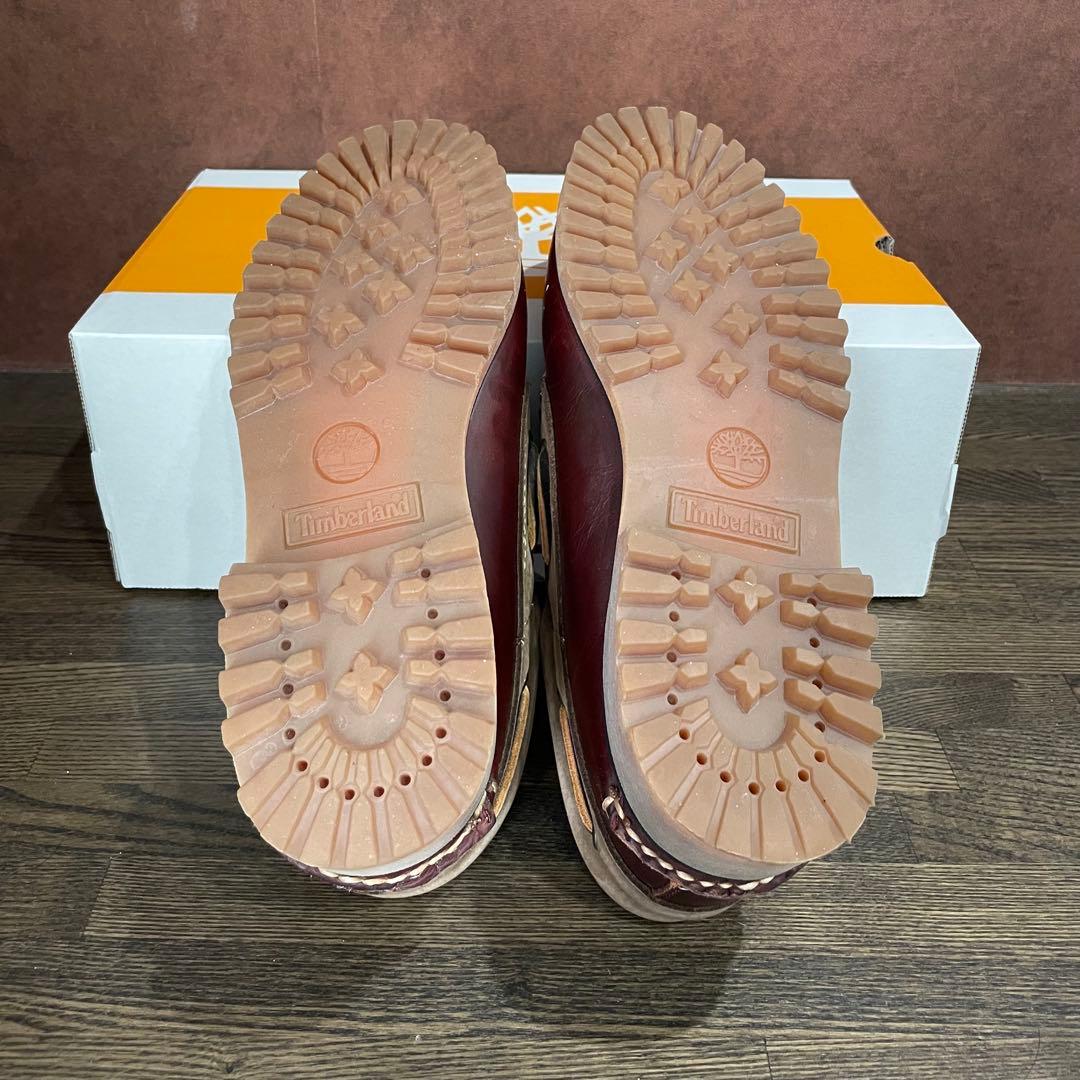 Timberland デッキシューズ 3eye バーガンディ 26cm