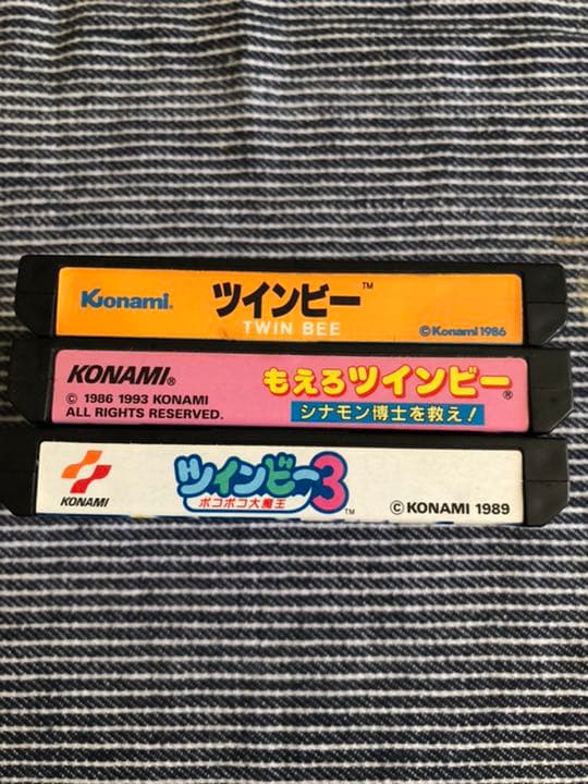 任天堂　ファミコン　ツインビー　ROMカセット