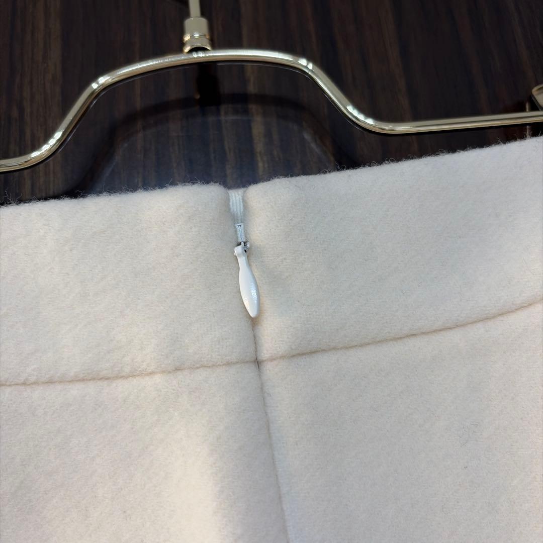 専用‼️MACKINTOSH LONDON 毛95%ホワイト タイトスカート 38