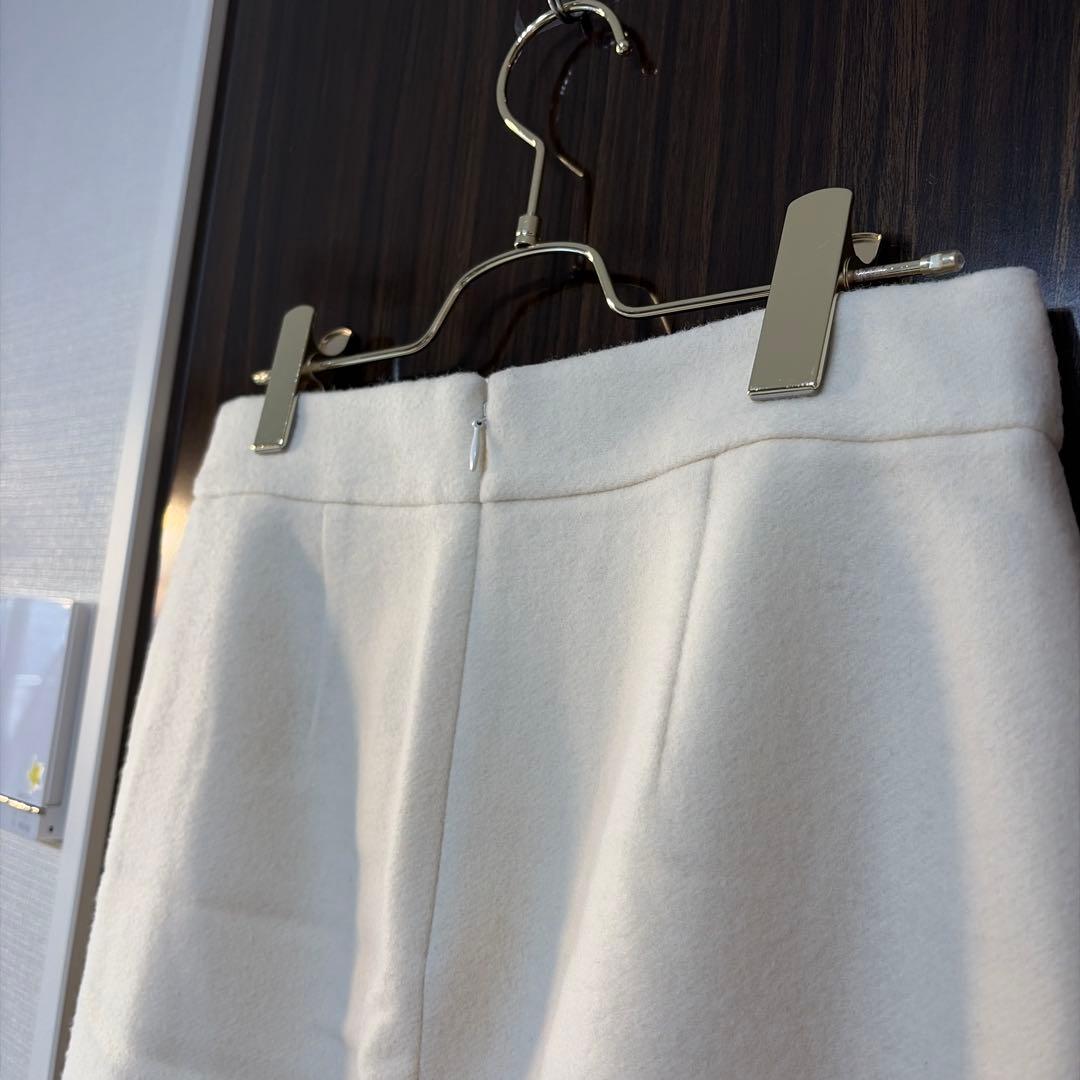 専用‼️MACKINTOSH LONDON 毛95%ホワイト タイトスカート 38