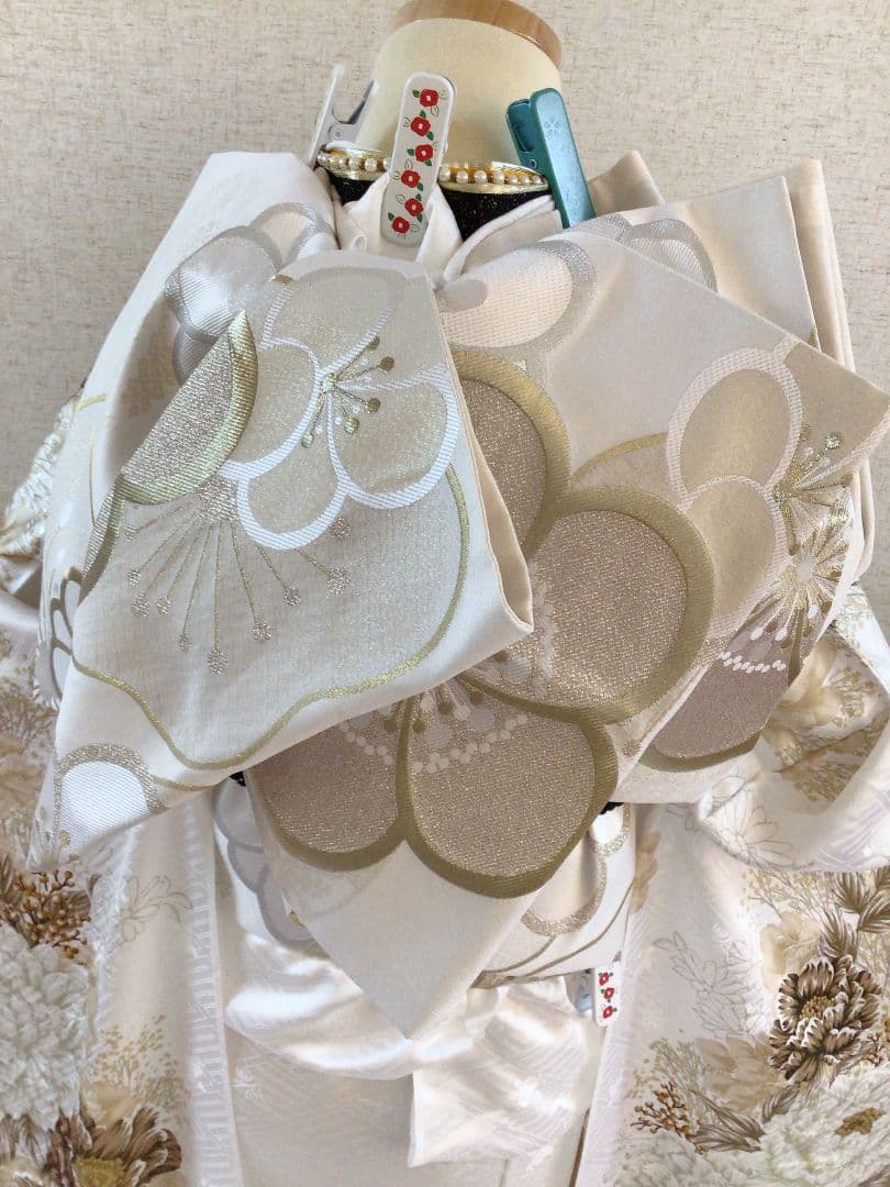 白　振袖フルセット