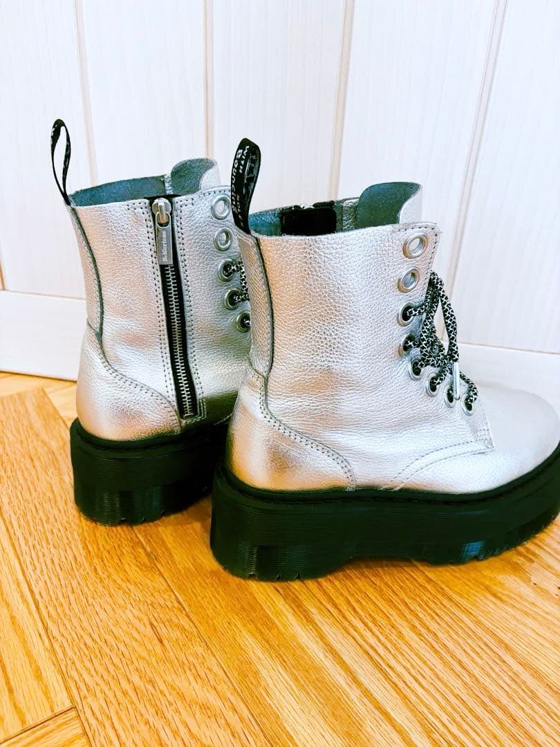 お値下げ✭【希少美品】Dr.Martens 厚底シルバー