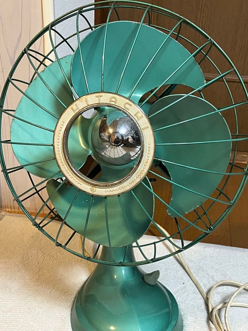 HITACHI 日立扇風機 鉄製 昭和レトロ アンティーク