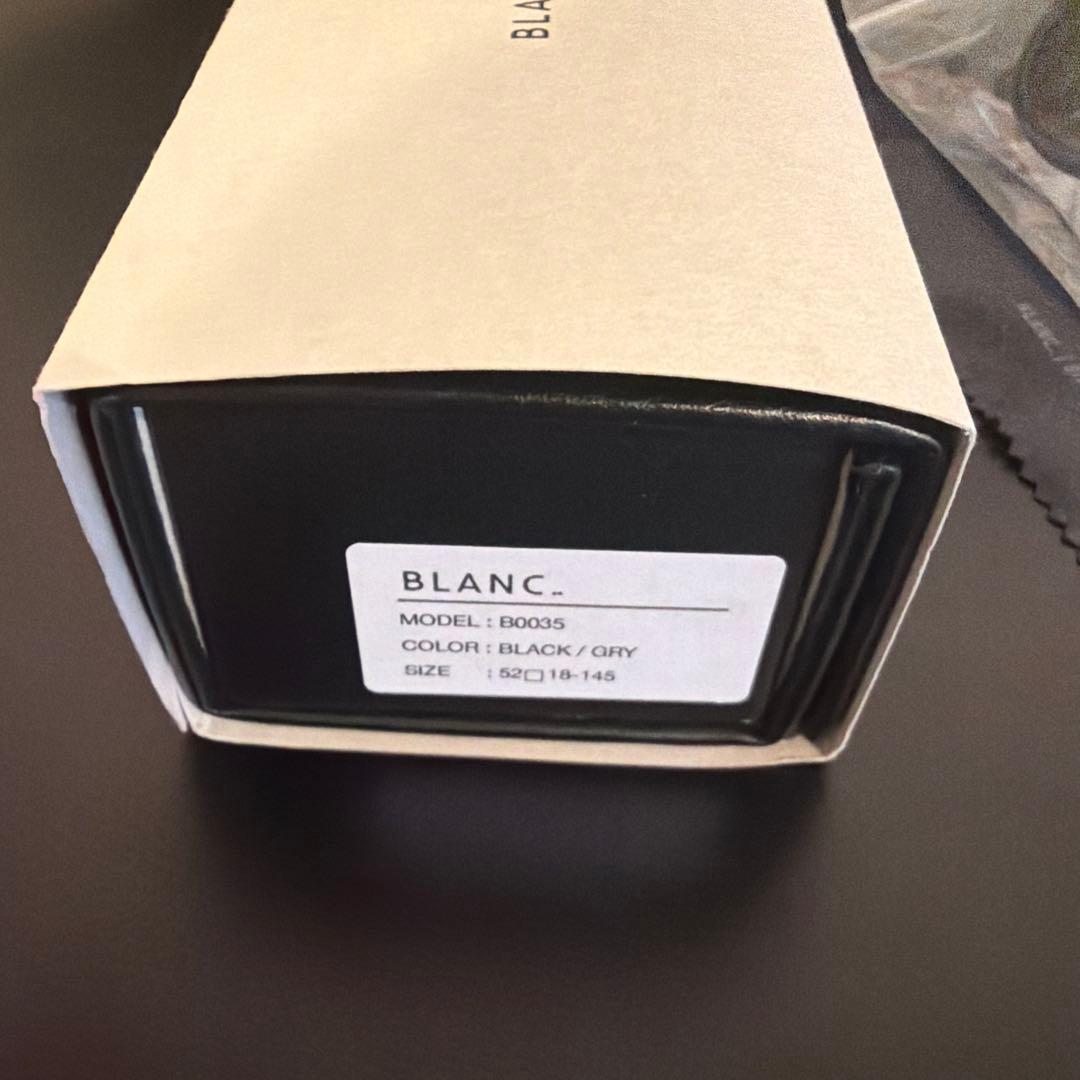 BLANC. B0035 ブラック キャットアイサングラス