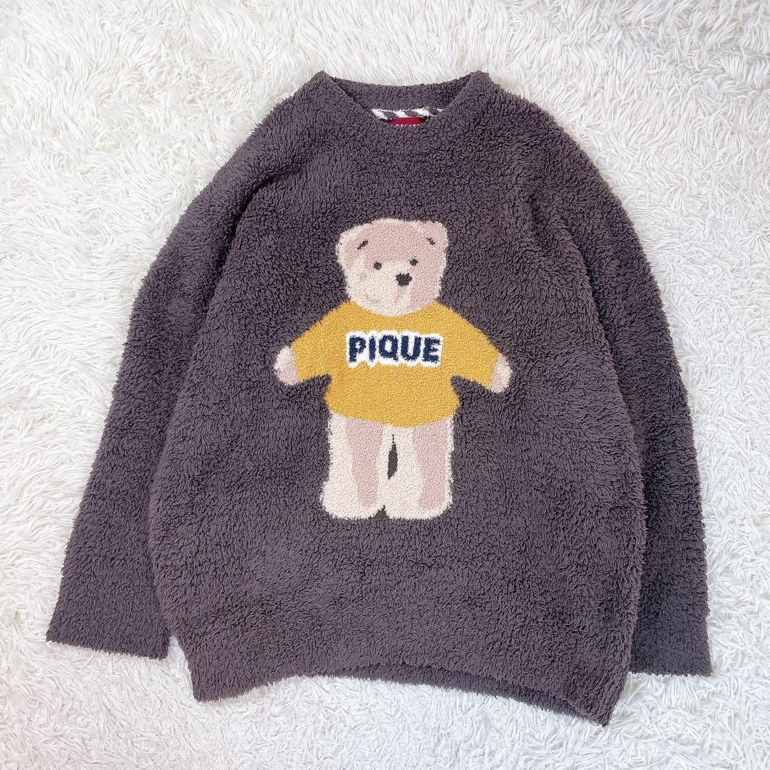 美品✨ジェラートピケ クリスマス ベアジャガード セットアップ フリーサイズ