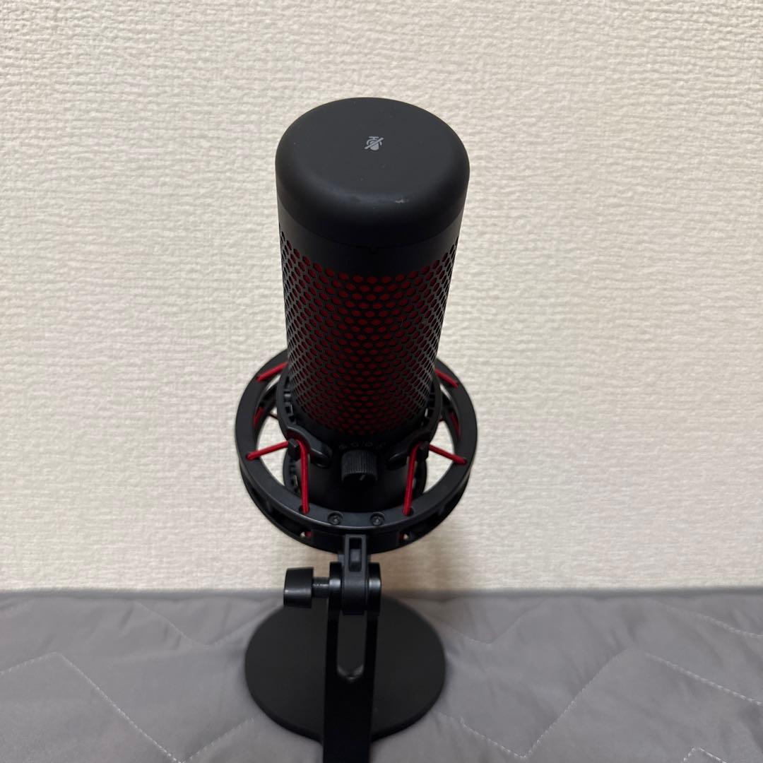 HYPERX QuadCastコンデンサーマイク 黒・赤コード付属