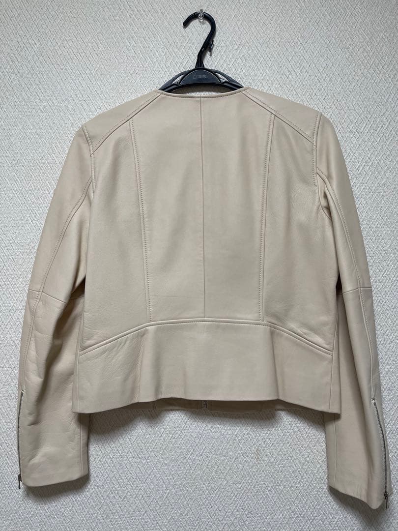 ✨極美品ベージュ 羊革レザージャケット✨