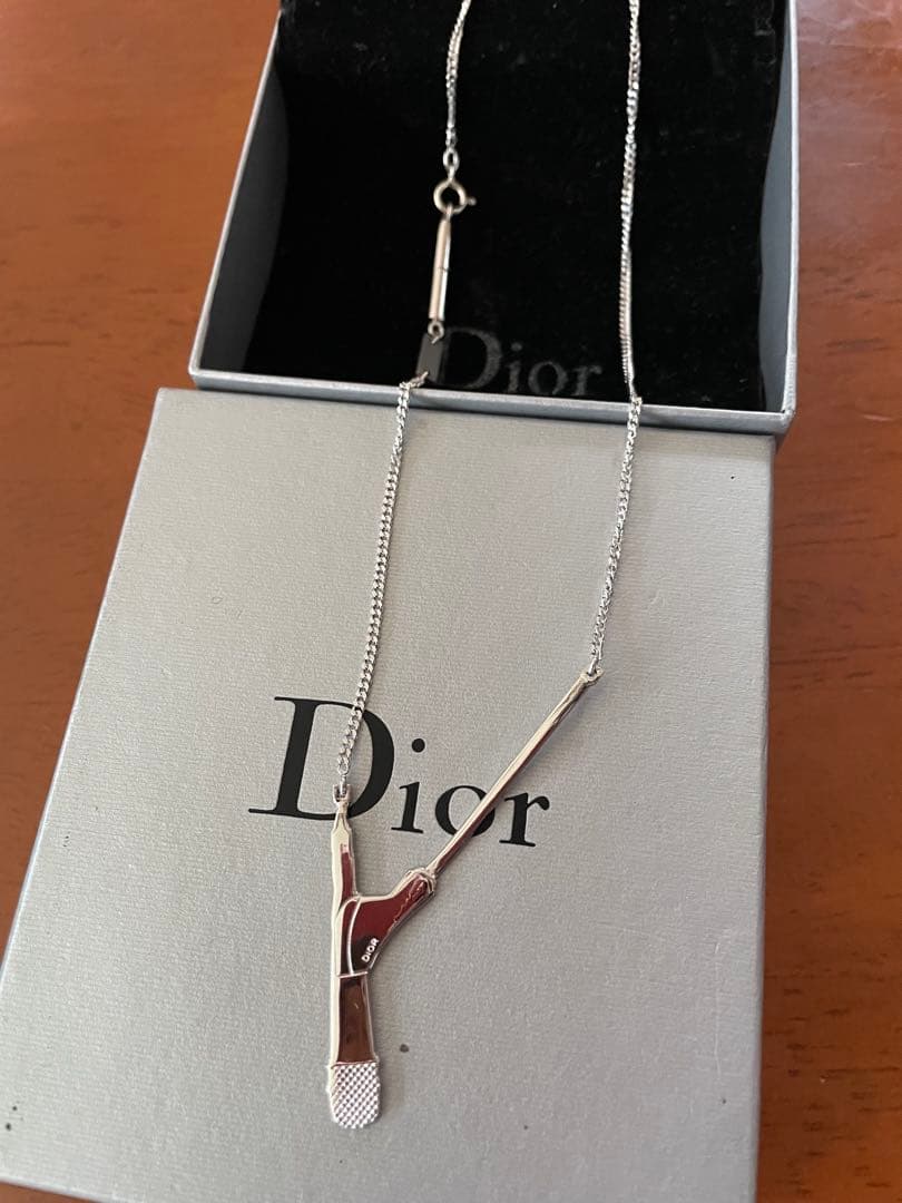 w*e様 Dior シルバー ジッパーネックレス