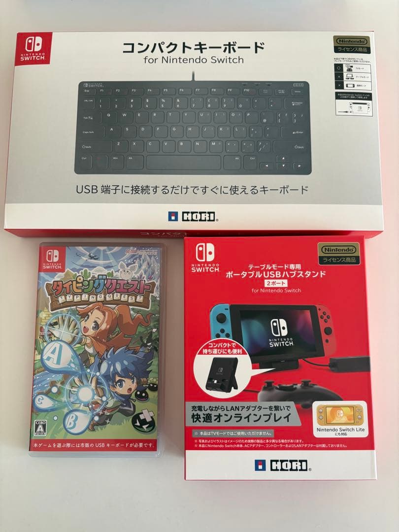 美品　タイピングクエスト スターターセット ニンテンドースイッチ