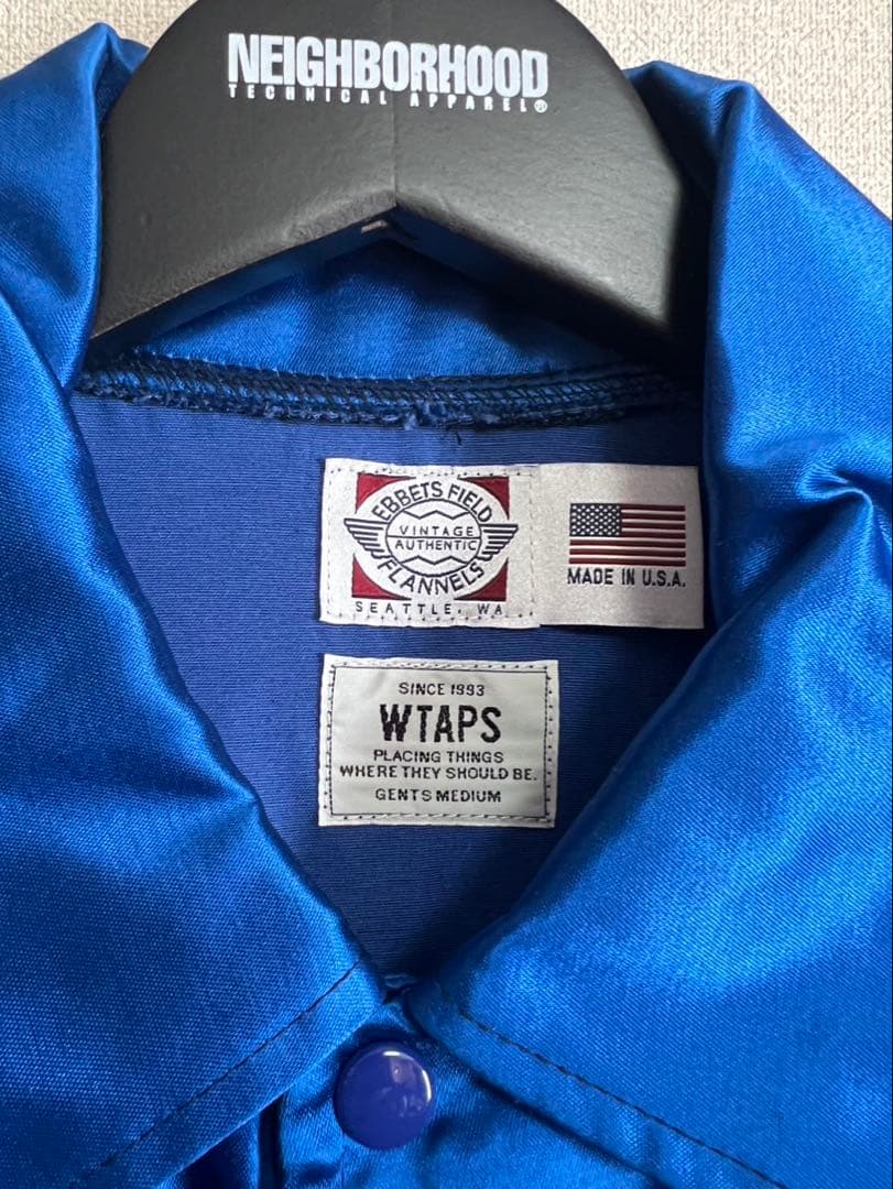美品WTAPS EBBETS FIELD FLANNELS コーチジャケット