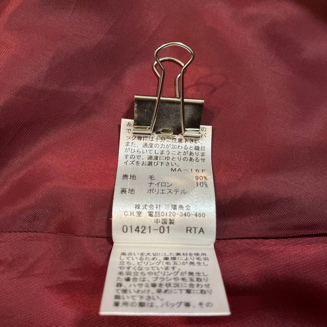 ワニちゃん様【BURBERRY BLUELABEL】ウール秋冬ワンピース✨極美品