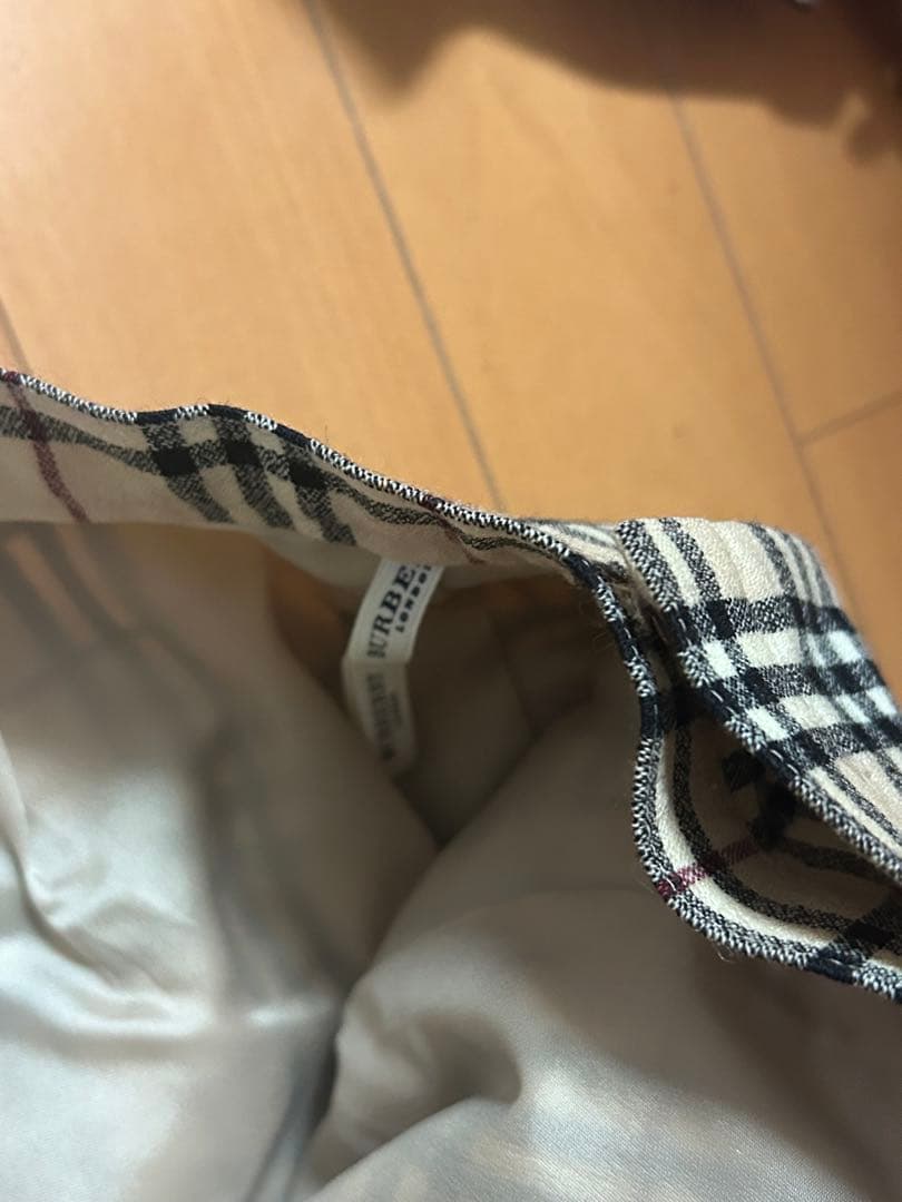 BURBERRY チェック柄 ロングスカート 38