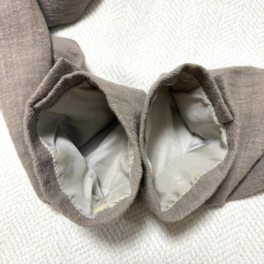 希少 イッセイミヤケ ウール ヘンプ ヘリンボーン ジャケット