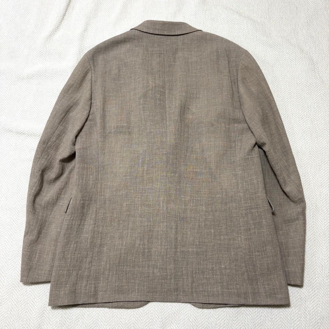 希少 イッセイミヤケ ウール ヘンプ ヘリンボーン ジャケット