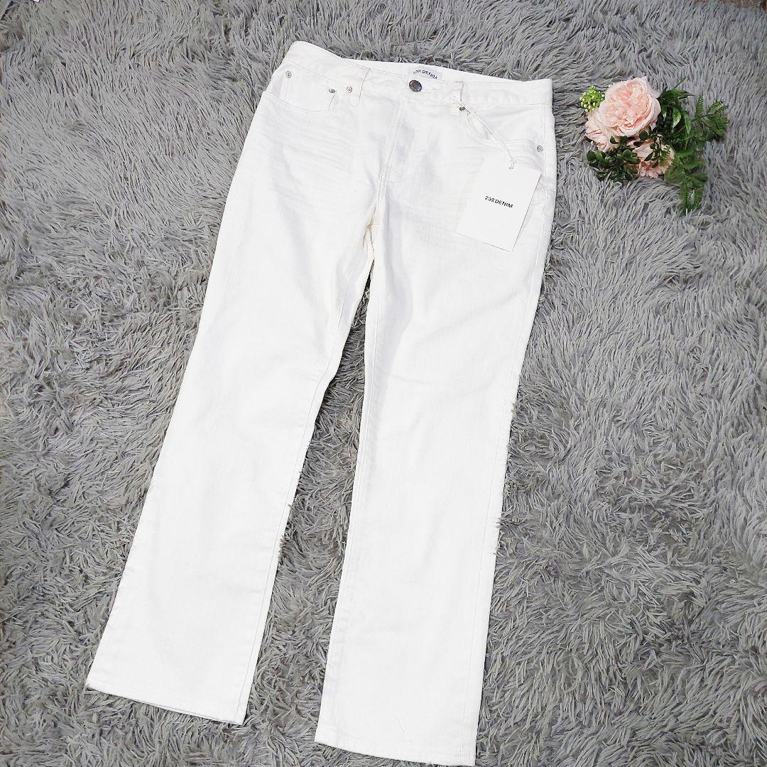 新品タグ付き 23区デニム 大きいサイズ 44 洗える ストレッチ デニムパンツ
