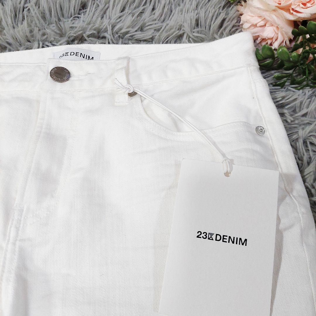 新品タグ付き 23区デニム 大きいサイズ 44 洗える ストレッチ デニムパンツ