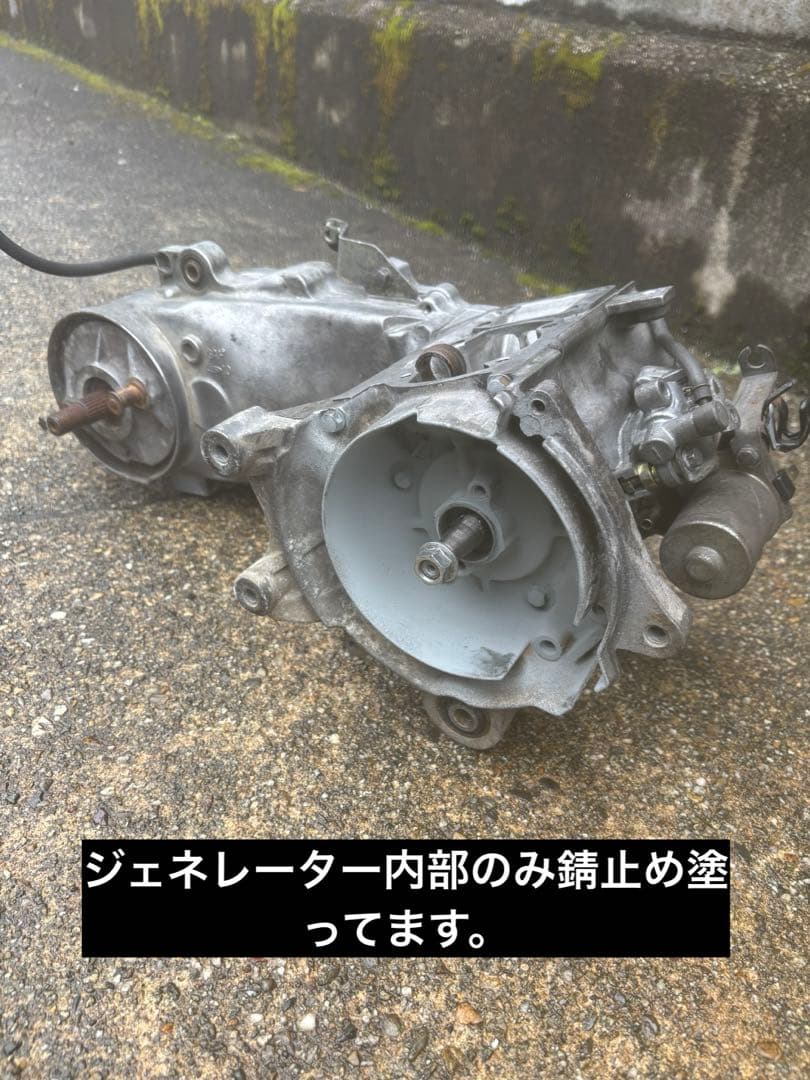 AF27 太軸　クランクベアリング交換済み！ボアアップ専用腰下クランクケース