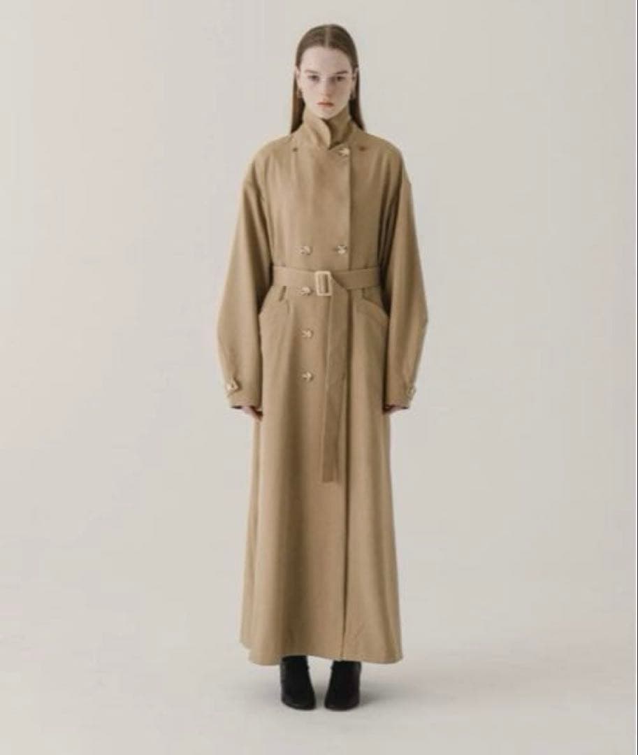 ☆Eaphi ASYMMETRY CAPE TRENCH COAT☆short☆