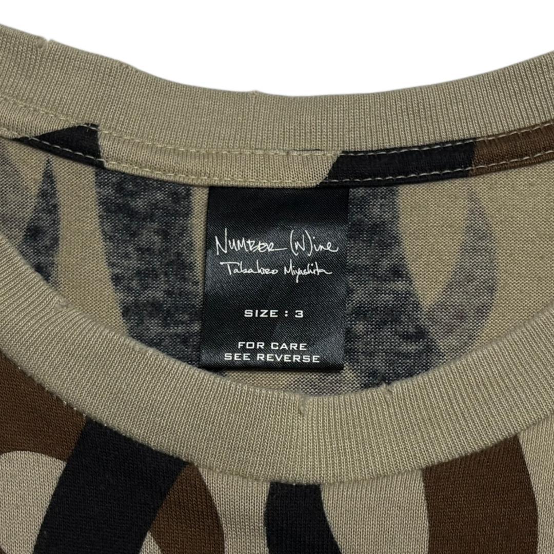 美品 04AW GIVE期 ナンバーナイン トライバル Tシャツ size:3